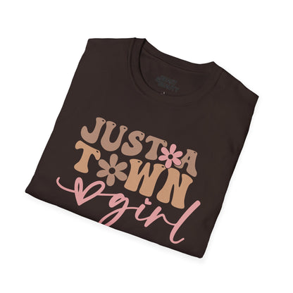 just a town girl t-shirt t-shirt uk cowgirl gift idea image 6