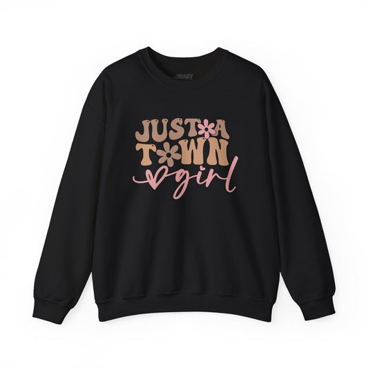 just a town girl western sweatshirt black sweatshirt uk cowgirl gift idea