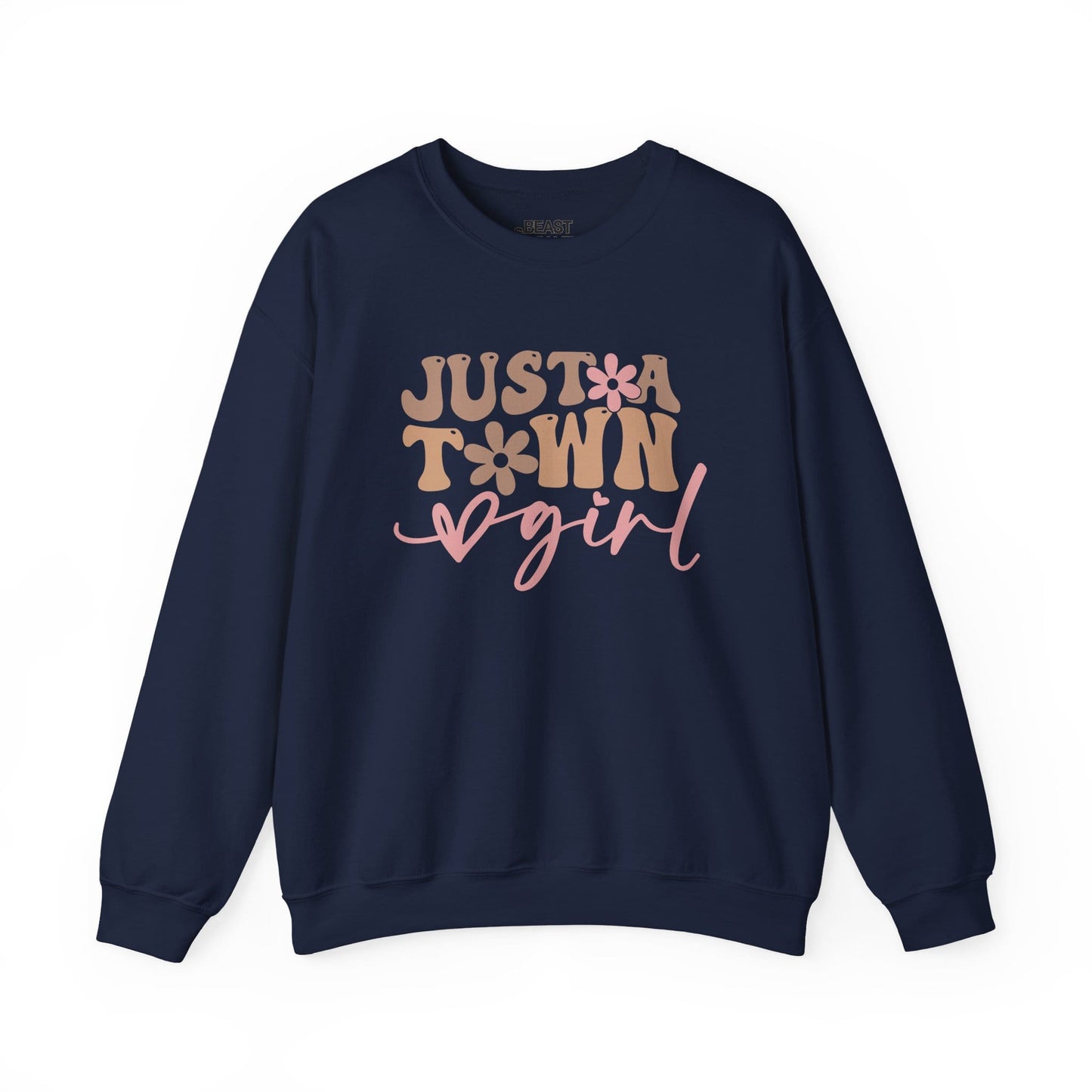just a town girl western sweatshirt navy sweatshirt uk cowgirl gift idea