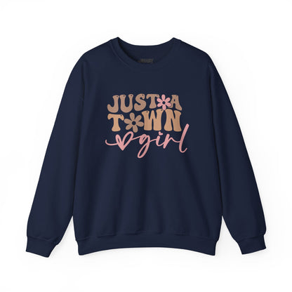 just a town girl western sweatshirt navy sweatshirt uk cowgirl gift idea