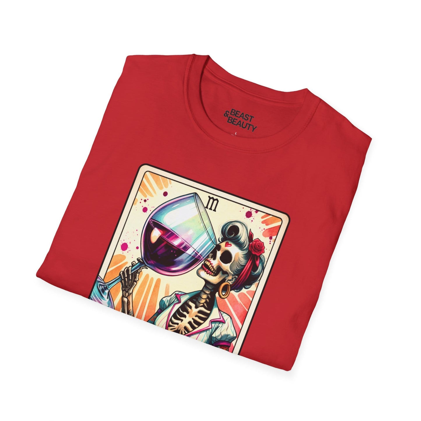 Just The One Wine Tarot T-Shirt gift_idea unique_gift personalised_gift