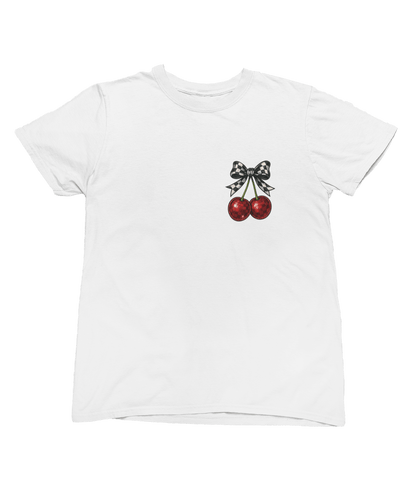 Kids Cherry T-Shirt & Shorts Set | Cute Summer Outfit for Girls gift_idea unique_gift personalised_gift