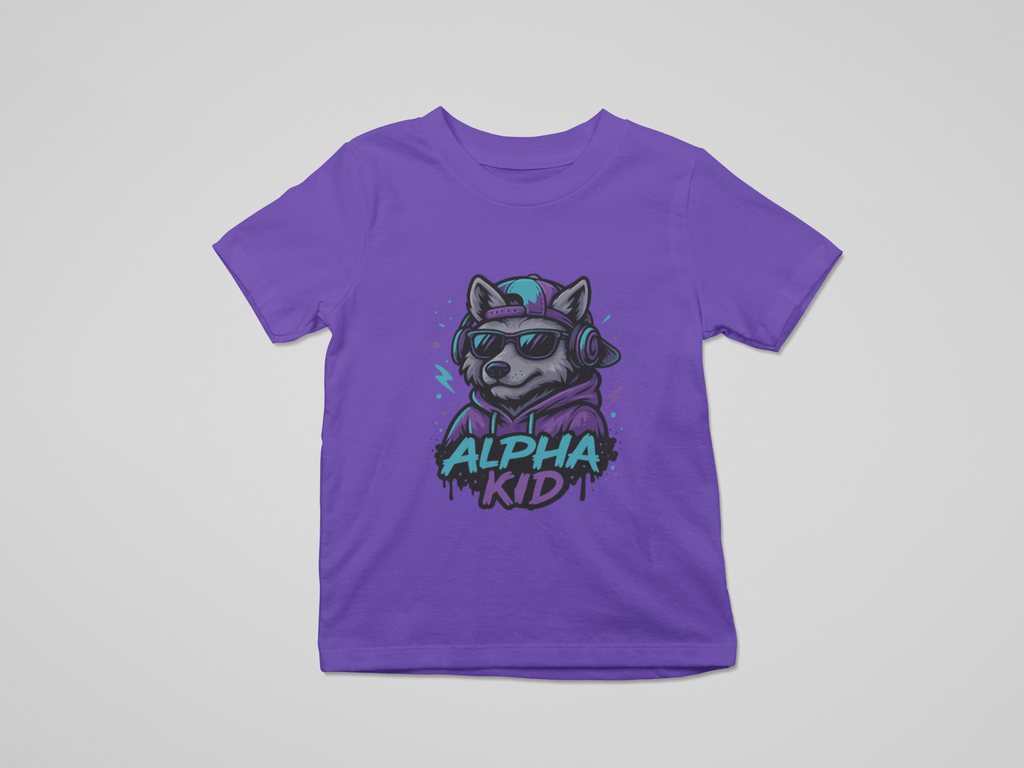 My Store Kids Clothing 3-4 years / Alpha Kid Cool Animal Kids T-Shirt Set (3 Pack) | Shark, Tiger & Wolf Graphic Tees