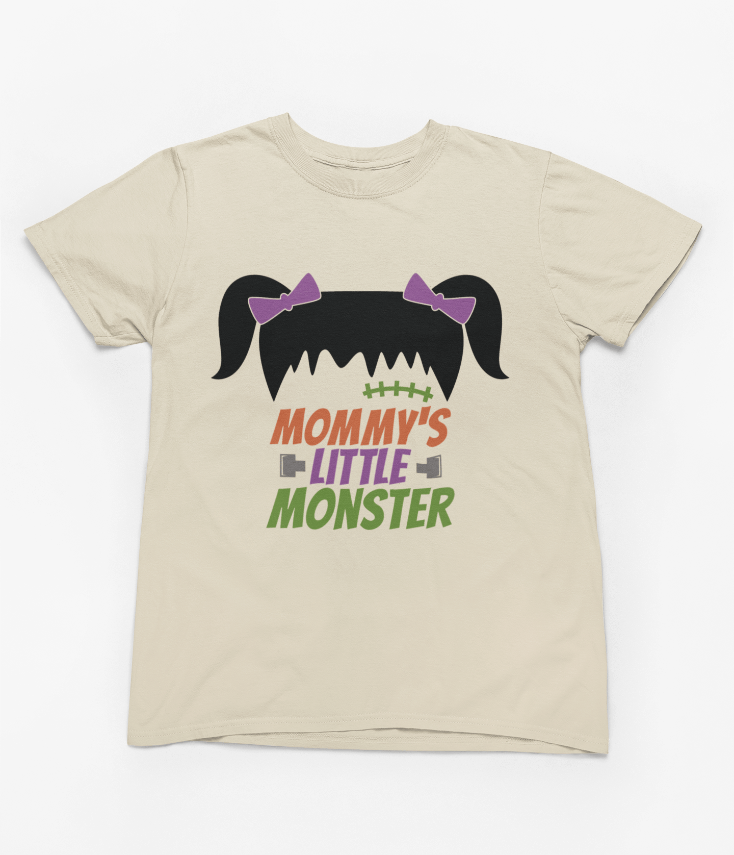 Kids Mommy’s Little Monster Girl Halloween Sweatshirt | Cute Jumper T-Shirt / 3-4 years gift_idea unique_gift personalised_gift