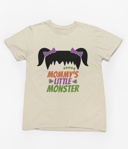 Kids Mommy’s Little Monster Girl Halloween Sweatshirt | Cute Jumper T-Shirt / 3-4 years gift_idea unique_gift personalised_gift