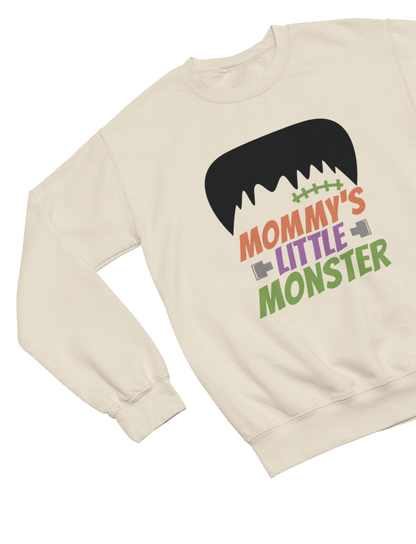 Kids Mommy’s Little Monster Halloween Sweatshirt | Cute Jumper Sweatshirt / 3-4 years gift_idea unique_gift personalised_gift
