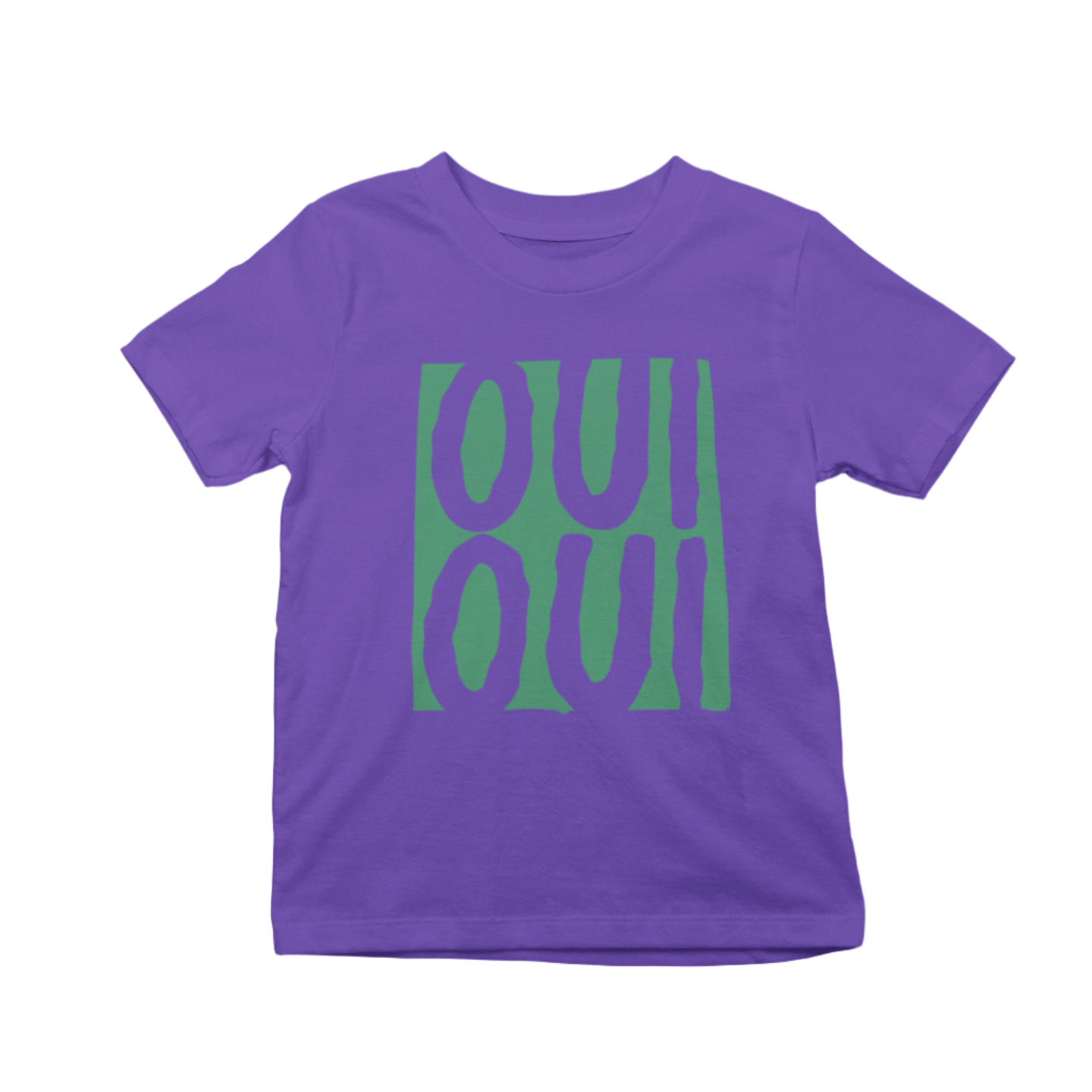 Kids Oui Oui Graphic T-Shirt | French-Inspired Retro Tee Purple / 5-6 years gift_idea unique_gift personalised_gift