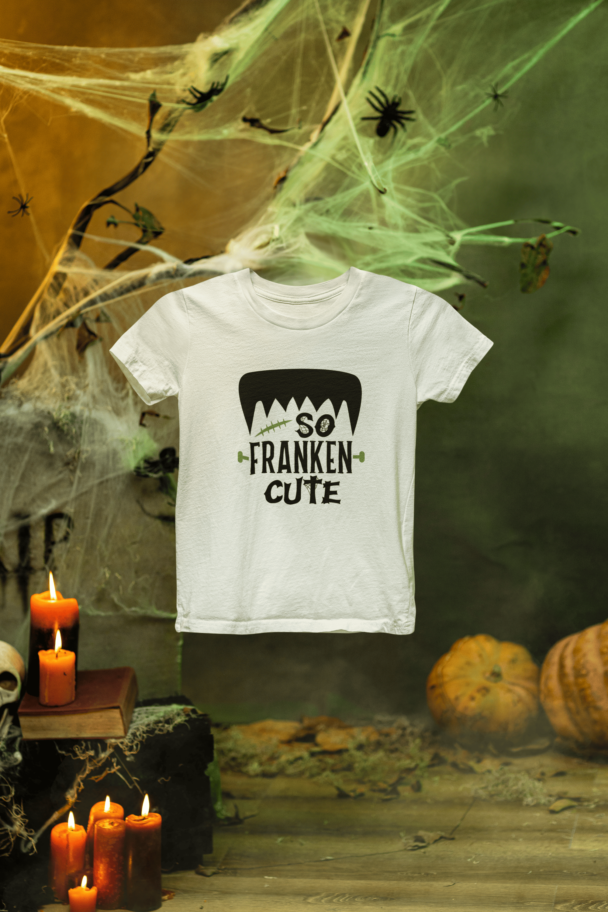 Kids So Franken Cute Halloween Sweatshirt | Funny Monster Jumper gift_idea unique_gift personalised_gift