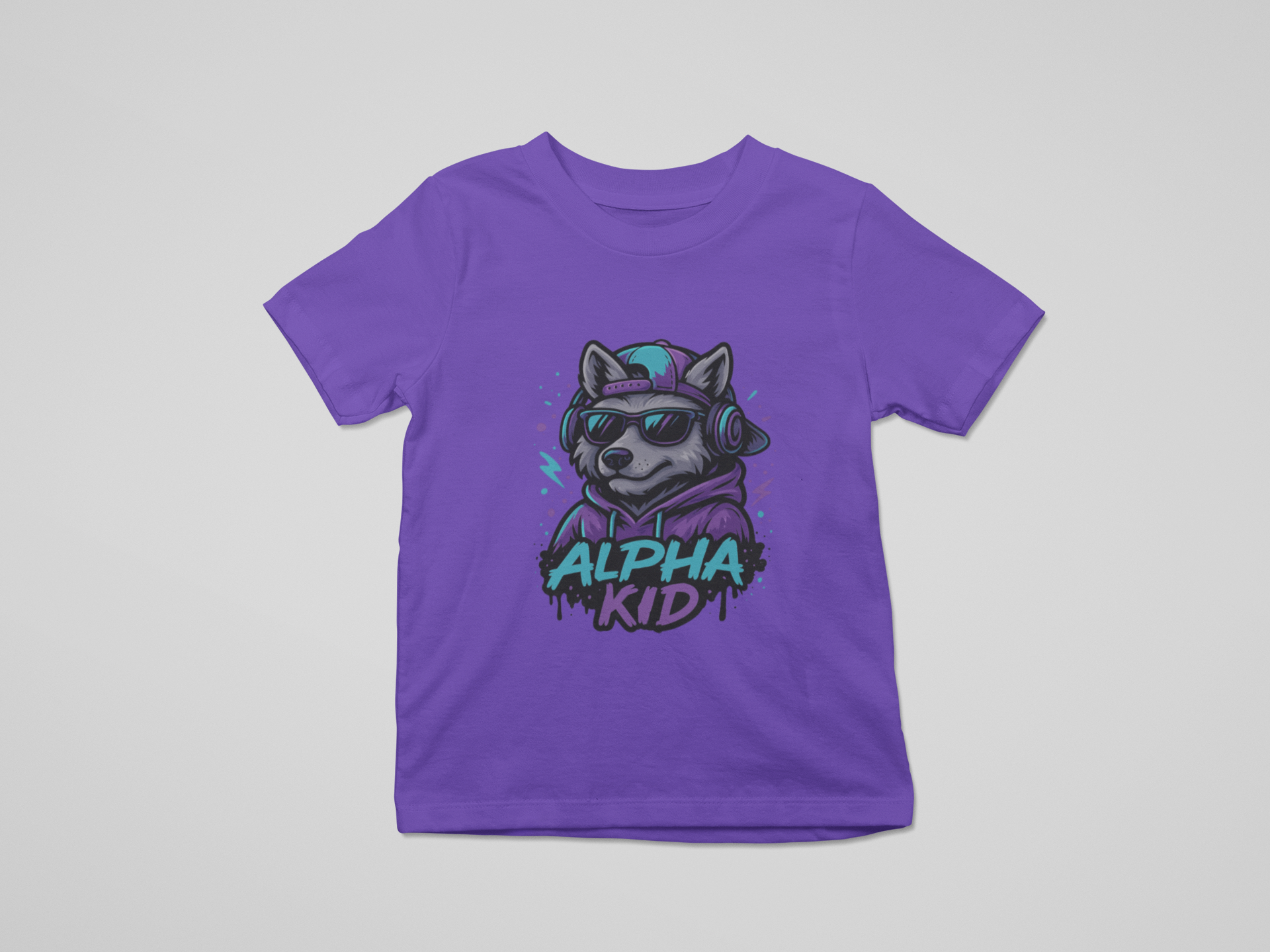 Cool Animal Kids T-Shirt Set (3 Pack) | Shark, Tiger & Wolf Graphic Tees