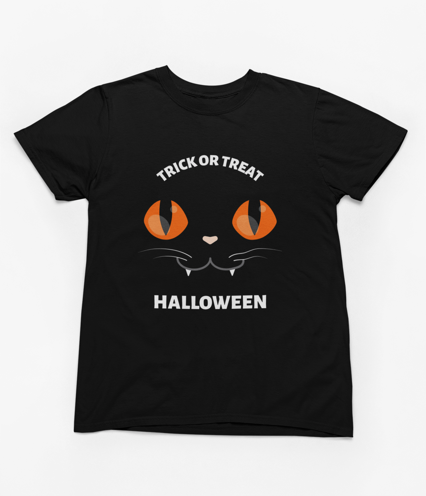 Kids Trick or Treat Halloween Cat Sweatshirt | Spooky Jumper T-Shirt / 3-4 years gift_idea unique_gift personalised_gift