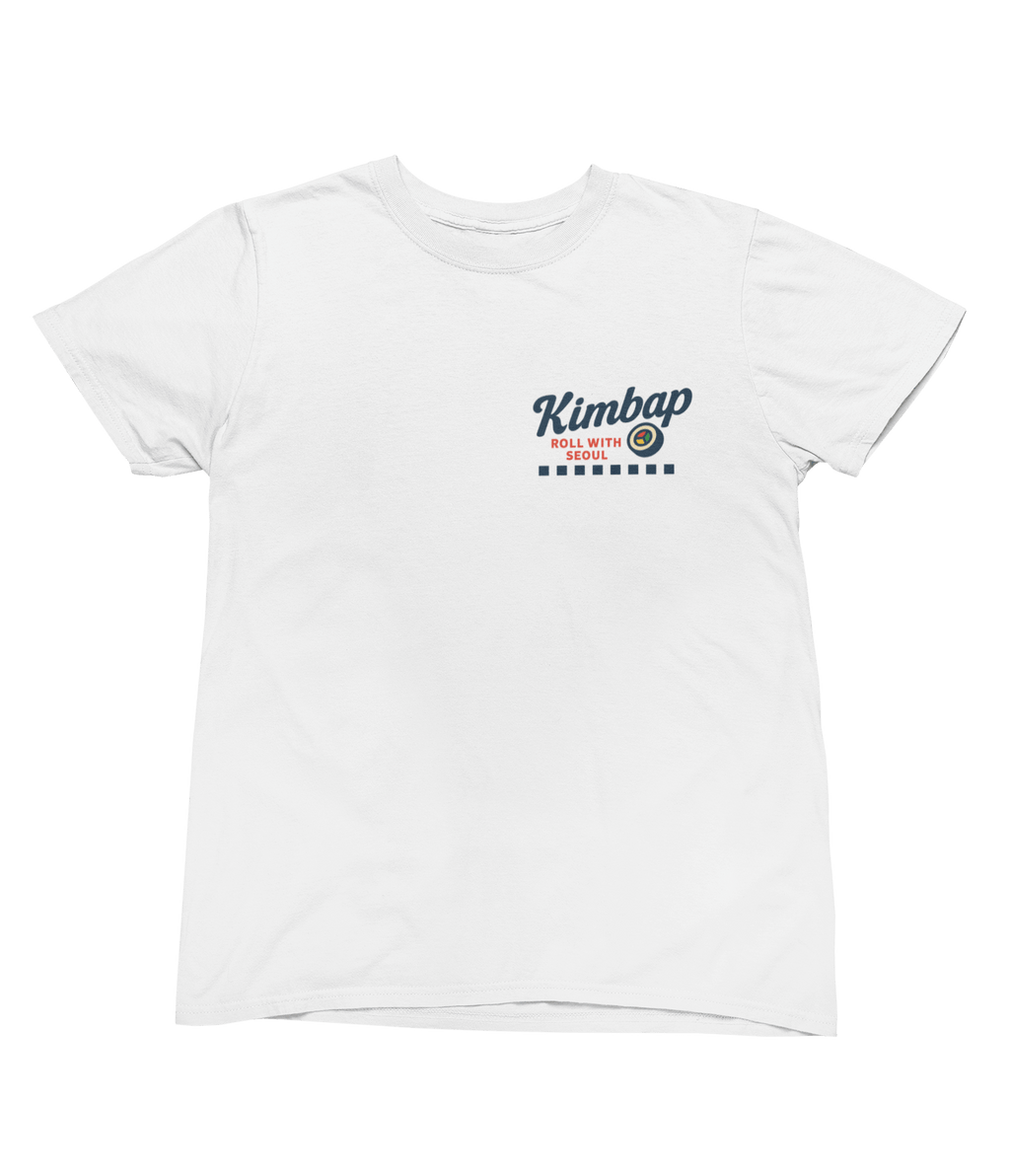 Kimbap T-Shirt – Roll with Seoul Retro Food Tee gift_idea unique_gift personalised_gift