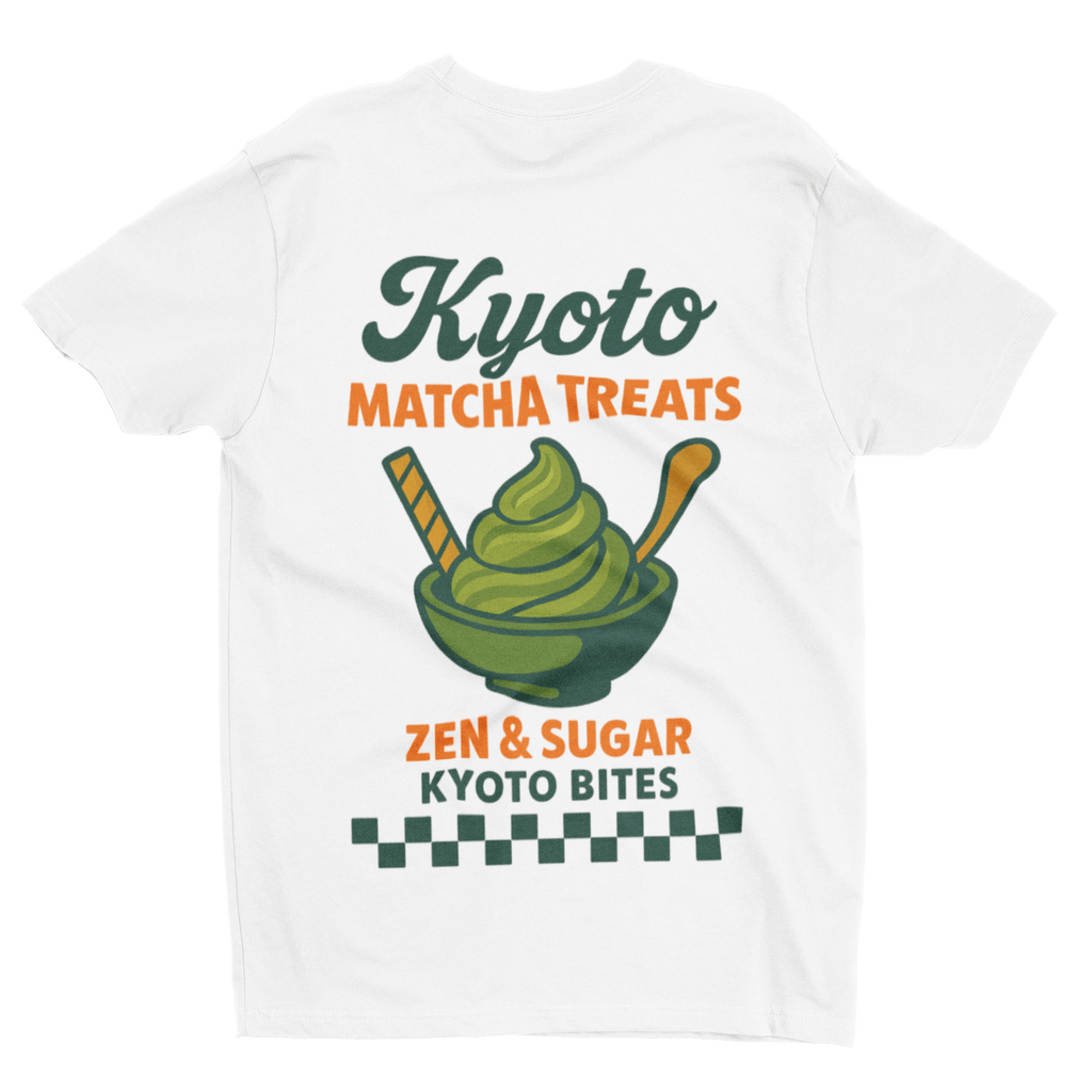 Kyoto Matcha T-Shirt – Zen & Sugar Street Food Tee gift_idea unique_gift personalised_gift