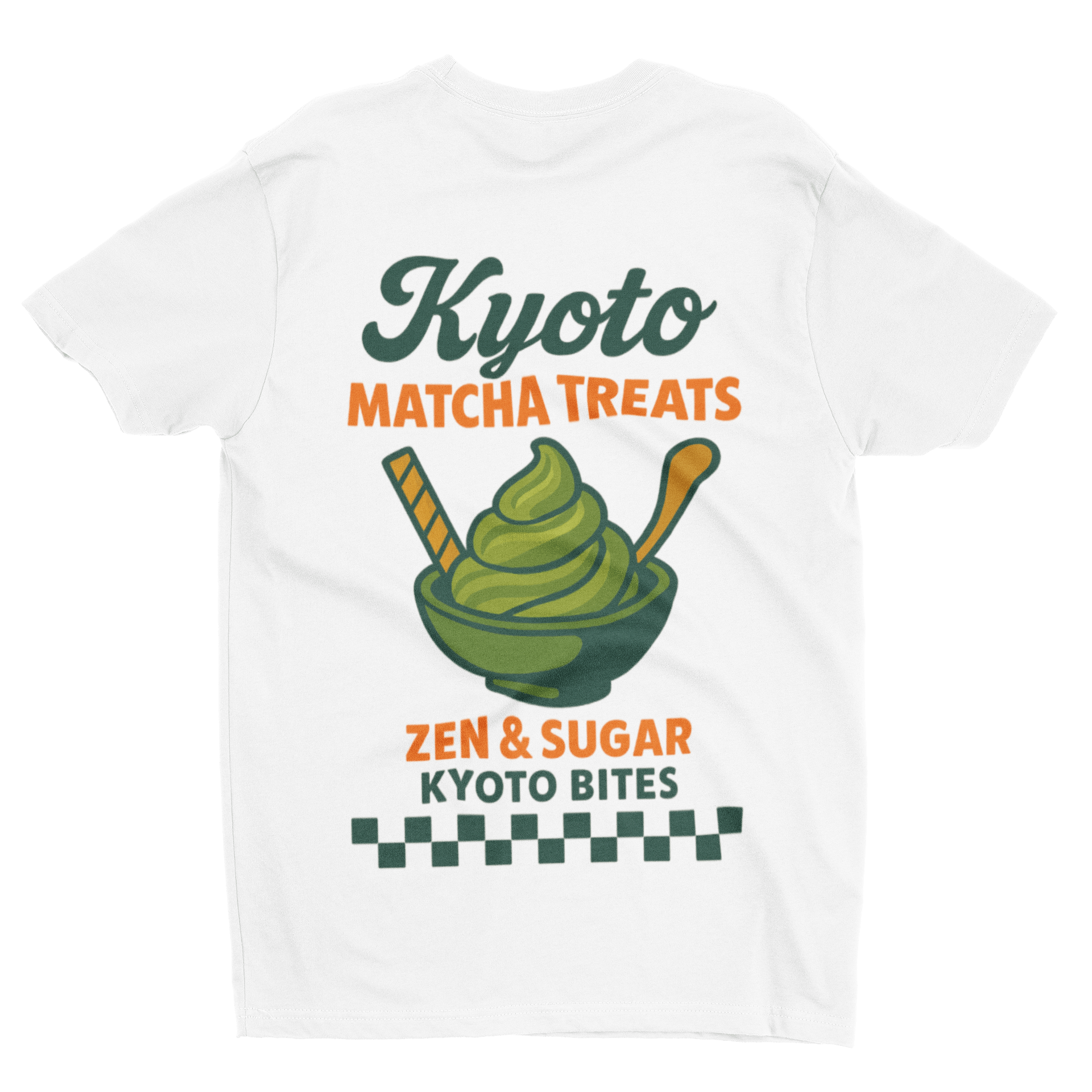 Kyoto Matcha T-Shirt – Zen & Sugar Street Food Tee gift_idea unique_gift personalised_gift