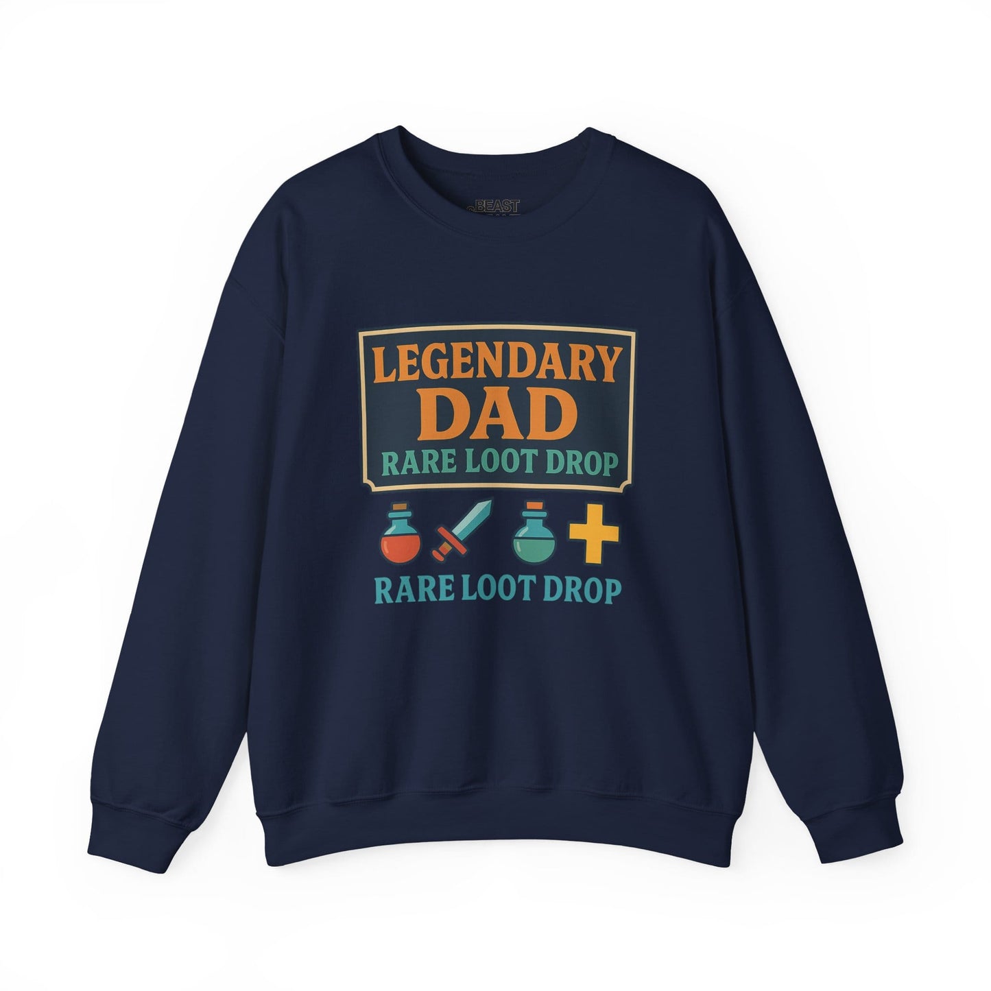 legendary dad rare loot drop sweatshirt navy sweatshirt uk Father's Day gift idea