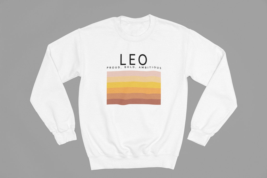 LEO Zodiac Colour Palette Sweatshirt gift_idea unique_gift personalised_gift