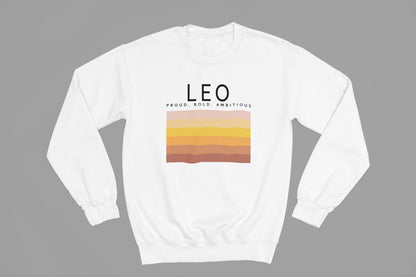 LEO Zodiac Colour Palette Sweatshirt - Beast & Beauty Clothing LTD - Zodiac Sweatshirt - small - 