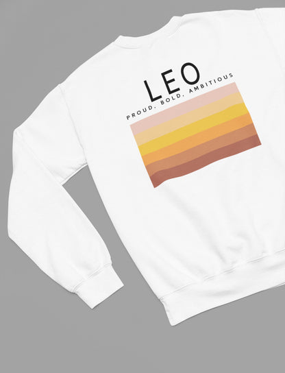 LEO Zodiac Colour Palette Sweatshirt - Beast & Beauty Clothing LTD - Zodiac Sweatshirt - small - 