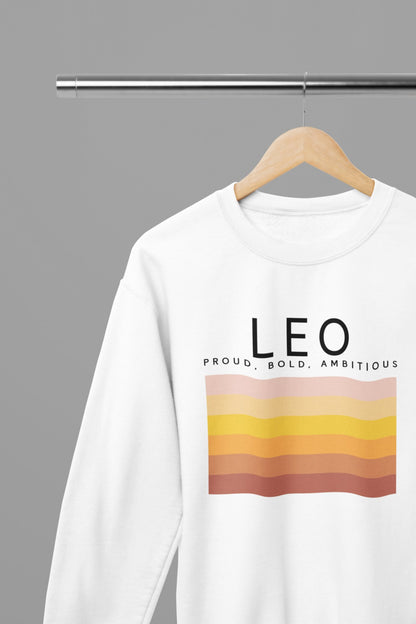 LEO Zodiac Colour Palette Sweatshirt - Beast & Beauty Clothing LTD - Zodiac Sweatshirt - small - 
