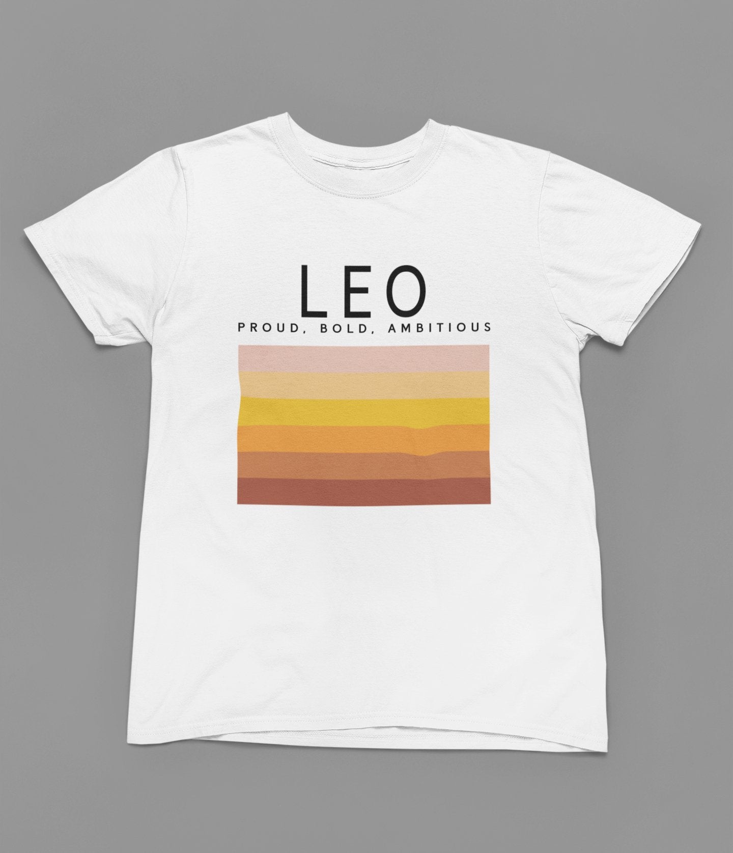 LEO Zodiac Colour Palette T-Shirt - Beast & Beauty Clothing LTD - Zodiac T-Shirt - small - 