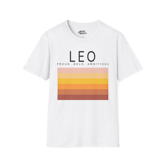 Leo Zodiac Graphic T-Shirt White / S gift_idea unique_gift personalised_gift