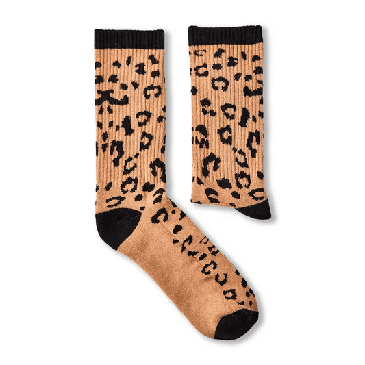 Leopard Print Socks – Fun Unisex Animal Print Socks UK Cotton Rich gift_idea unique_gift personalised_gift
