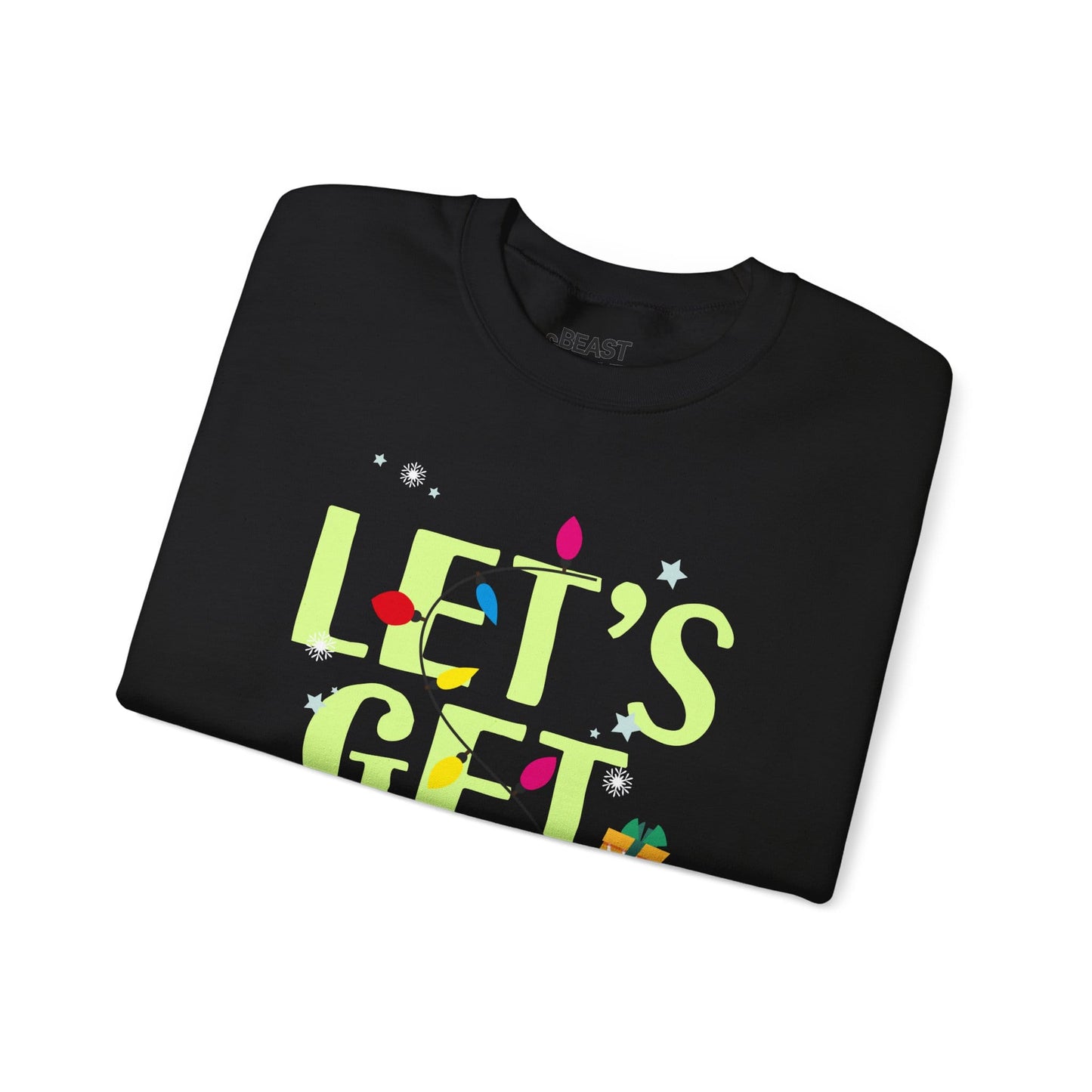let s get lit funny christmas lights sweatshirt sweatshirt uk Christmas gift idea image 6