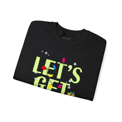 let s get lit funny christmas lights sweatshirt sweatshirt uk Christmas gift idea image 6