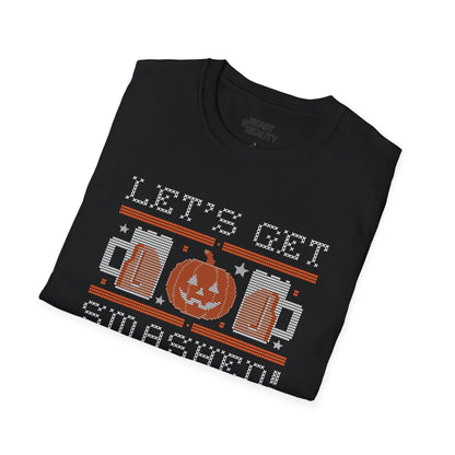 Let’s Get Smashed Funny Halloween Beer T-Shirt gift_idea unique_gift personalised_gift