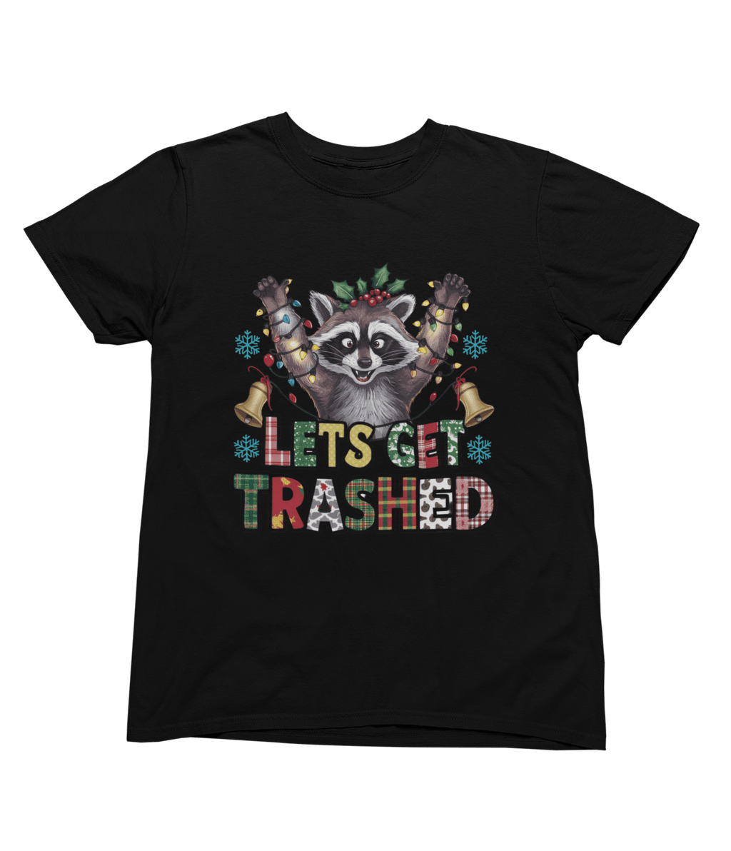 Beast and Beauty T-Shirt / 3XL (Adult) / Black Let’s Get Trashed Raccoon Christmas Sweatshirt – Funny Xmas Jumper