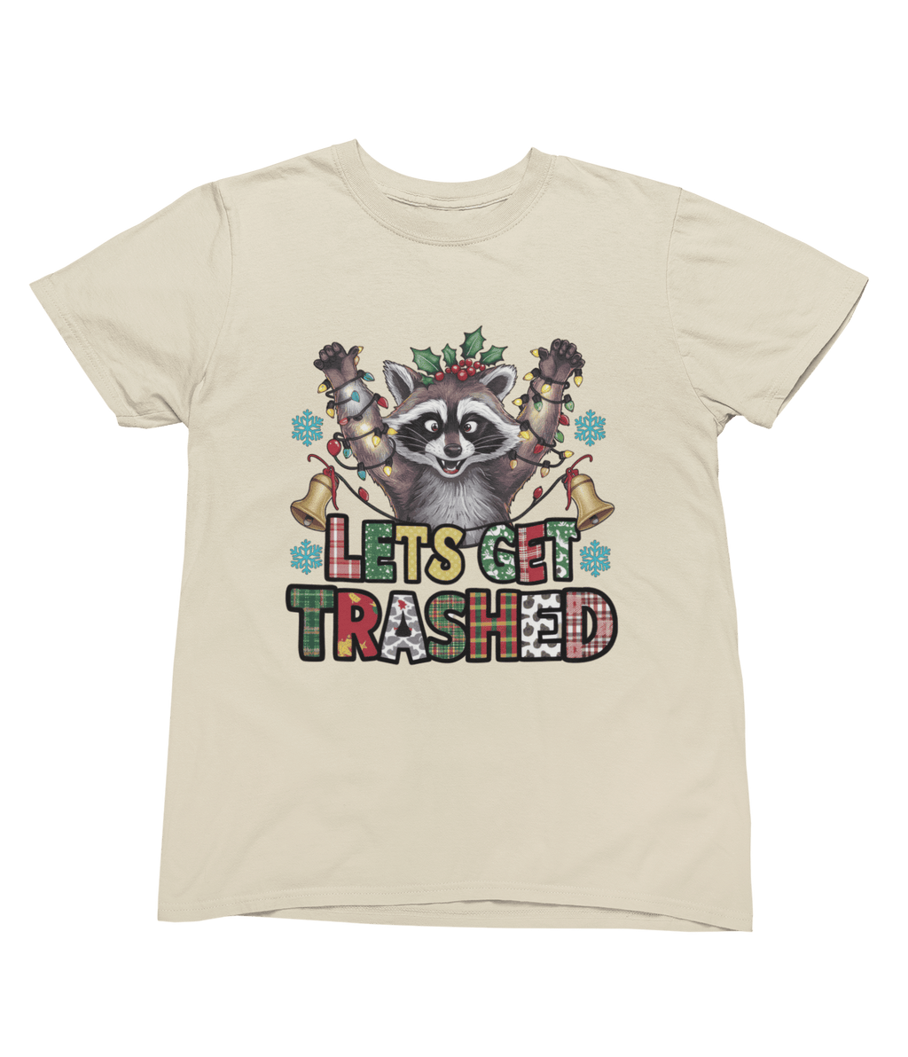 Beast and Beauty T-Shirt / 3XL (Adult) / Beige Let’s Get Trashed Raccoon Christmas Sweatshirt – Funny Xmas Jumper