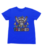 Let’s Get Trashed Raccoon Christmas Sweatshirt – Funny Xmas Jumper T-Shirt / 3XL (Adult) / Blue gift_idea unique_gift personalised_gift