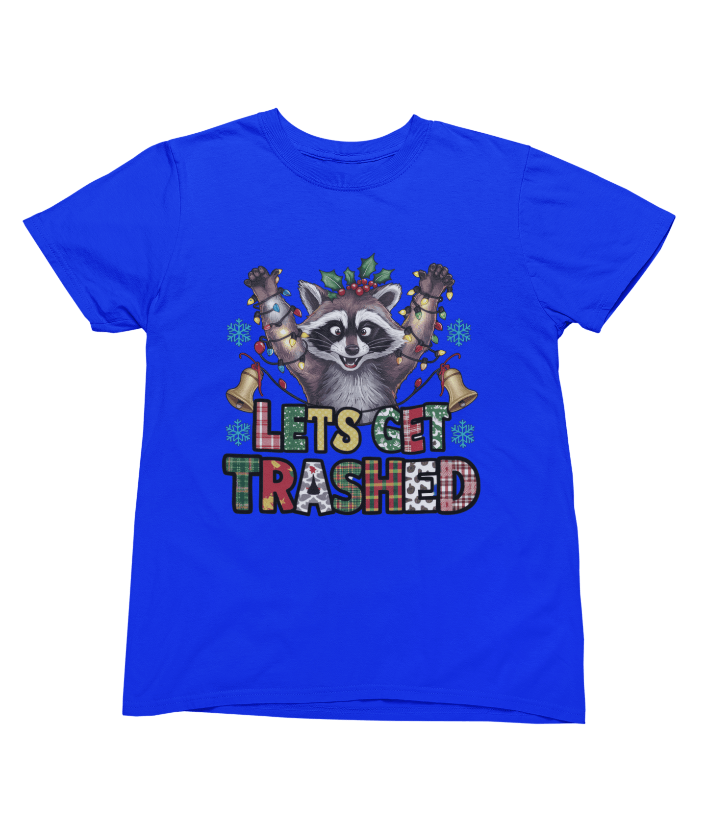 Beast and Beauty T-Shirt / 3XL (Adult) / Blue Let’s Get Trashed Raccoon Christmas Sweatshirt – Funny Xmas Jumper