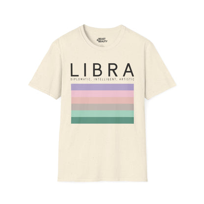 Libra Zodiac Graphic T-Shirt Natural / M gift_idea unique_gift personalised_gift