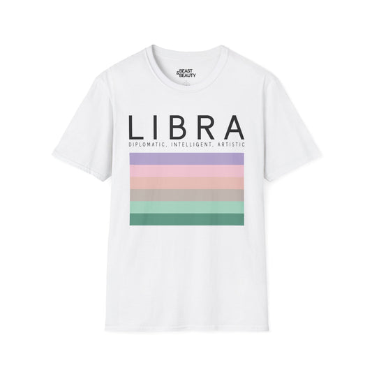 Libra Zodiac Graphic T-Shirt White / S gift_idea unique_gift personalised_gift