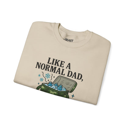 like a normal dad but cooler sweatshirt sweatshirt uk Father's Day gift idea image 5