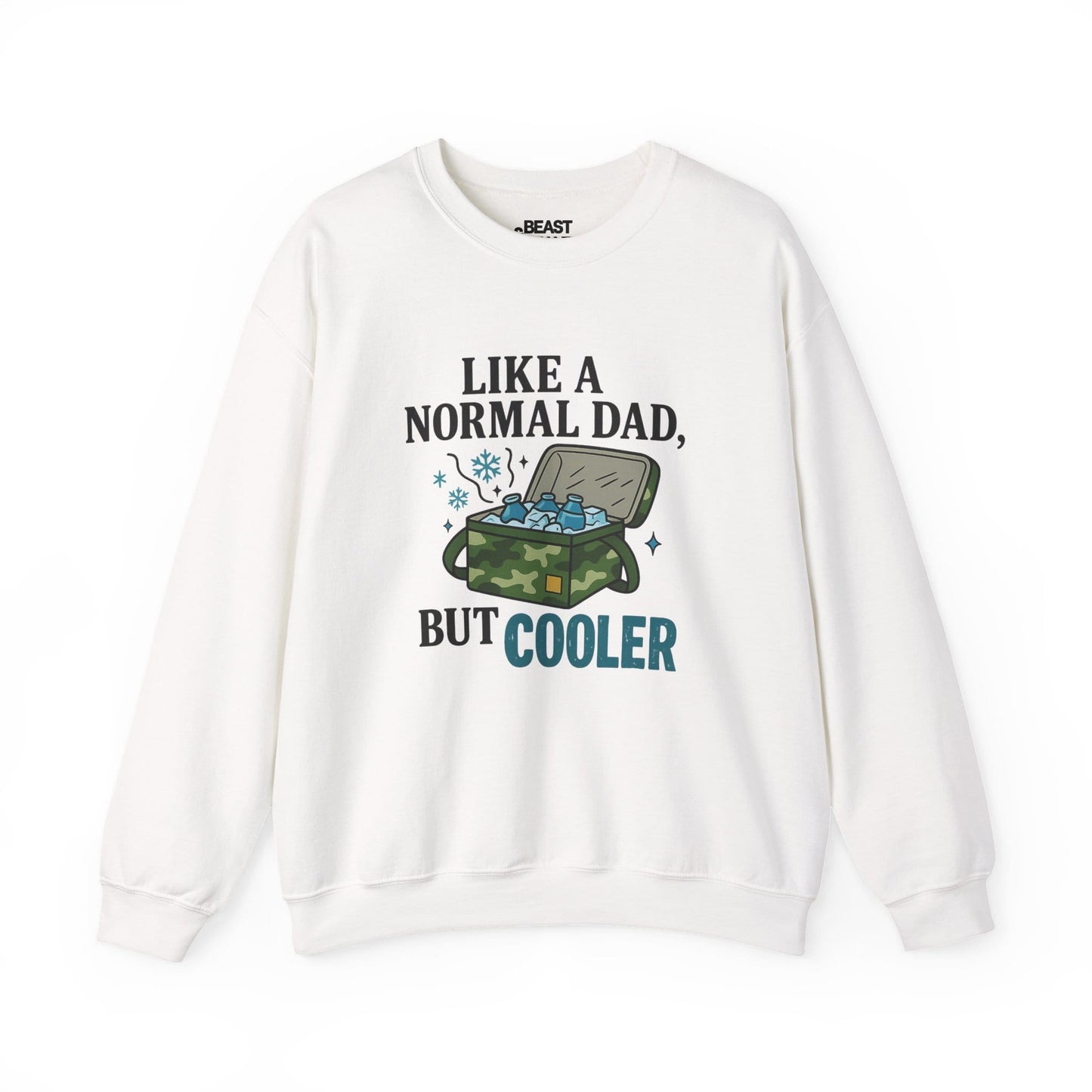 like a normal dad but cooler sweatshirt white sweatshirt uk Father's Day gift idea