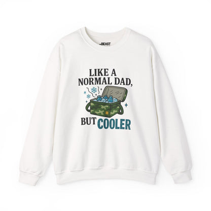 like a normal dad but cooler sweatshirt white sweatshirt uk Father's Day gift idea