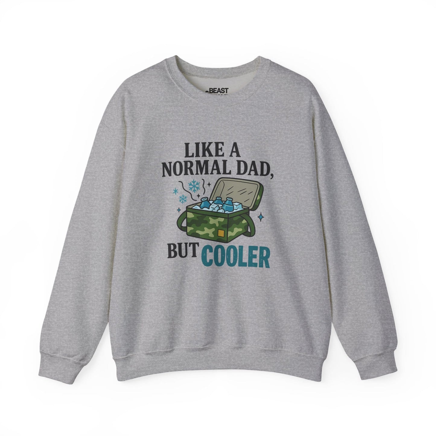 like a normal dad but cooler sweatshirt sport grey sweatshirt uk Father's Day gift idea