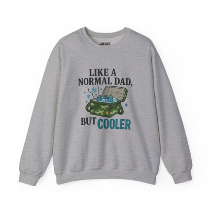 like a normal dad but cooler sweatshirt sport grey sweatshirt uk Father's Day gift idea