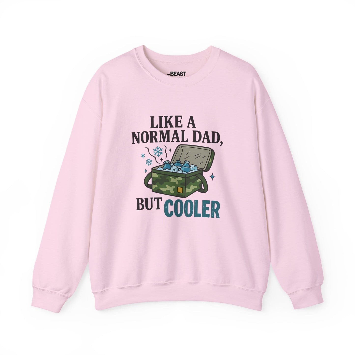 like a normal dad but cooler sweatshirt light pink sweatshirt uk Father's Day gift idea