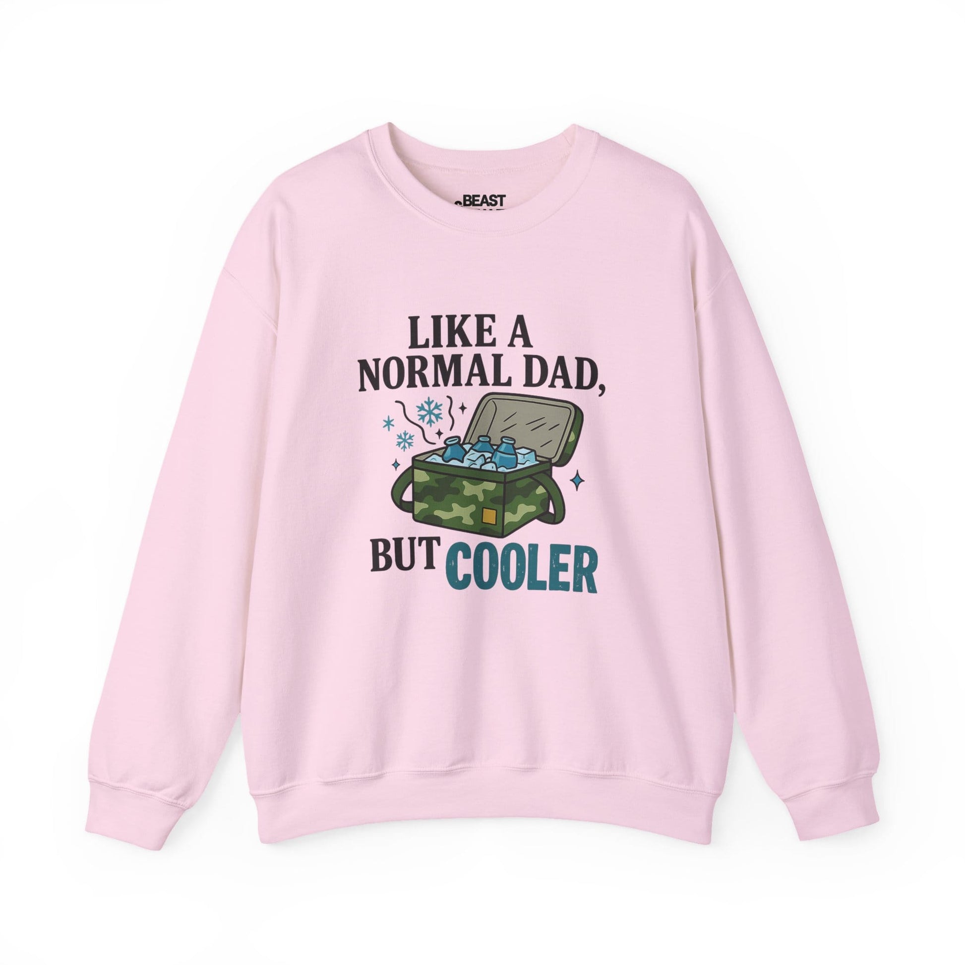 like a normal dad but cooler sweatshirt light pink sweatshirt uk Father's Day gift idea