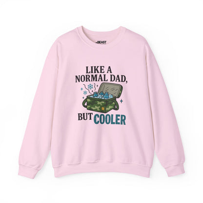 like a normal dad but cooler sweatshirt light pink sweatshirt uk Father's Day gift idea