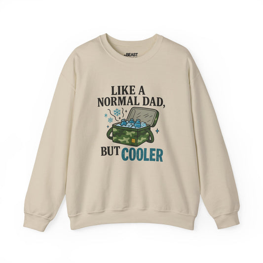 like a normal dad but cooler sweatshirt sand sweatshirt uk Father's Day gift idea