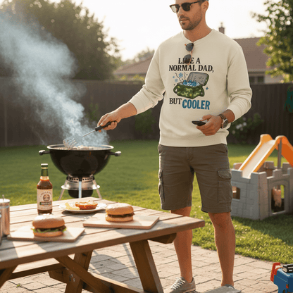 Like A Normal Dad, But Cooler Sweatshirt gift_idea unique_gift personalised_gift