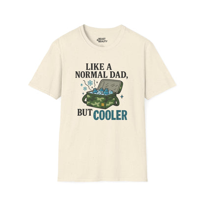 like a normal dad but cooler t-shirt natural t-shirt uk Father's Day gift idea