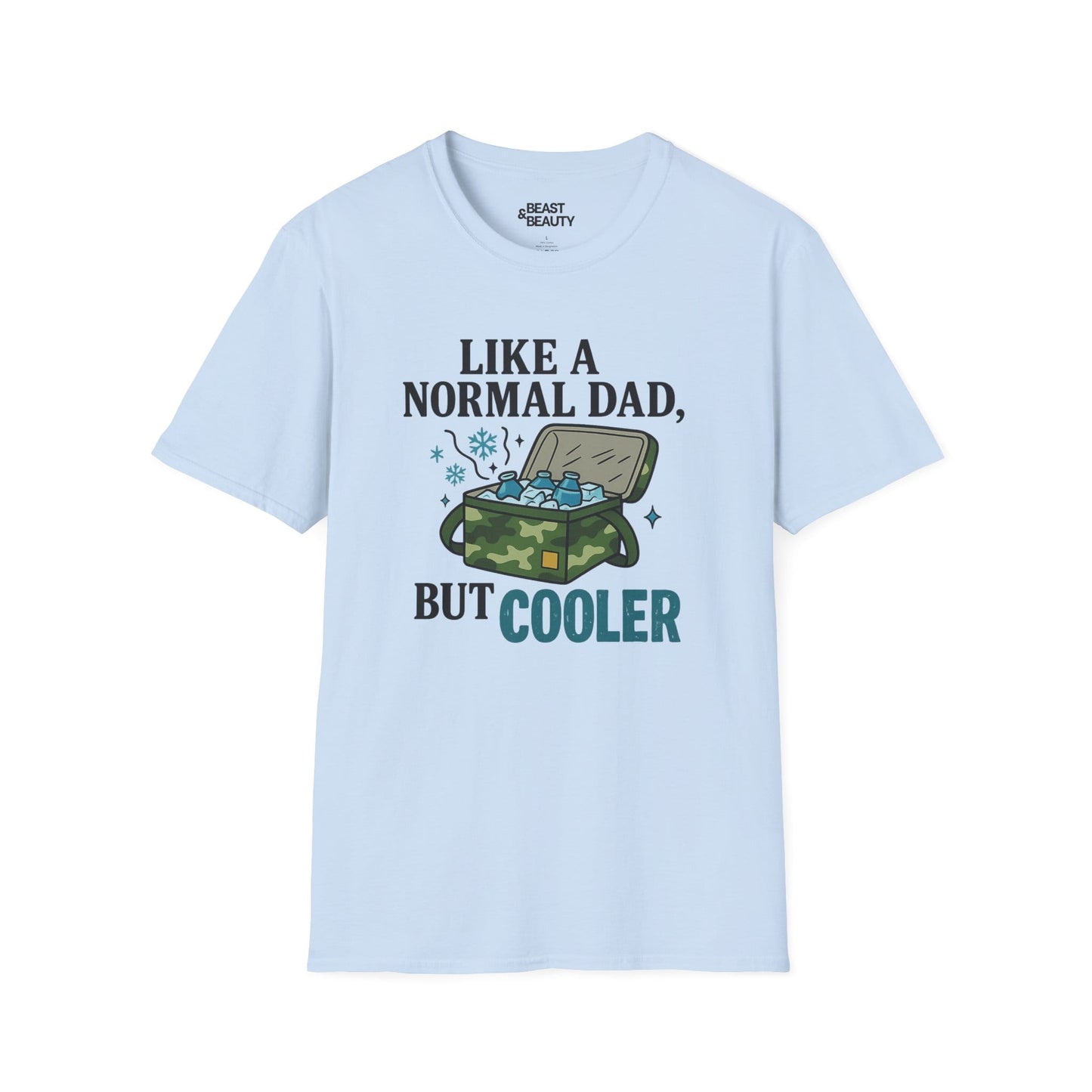 like a normal dad but cooler t-shirt light blue t-shirt uk Father's Day gift idea