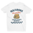 Macarons T-Shirt – Sweet Chic Champs-Élysées Retro Tee gift_idea unique_gift personalised_gift
