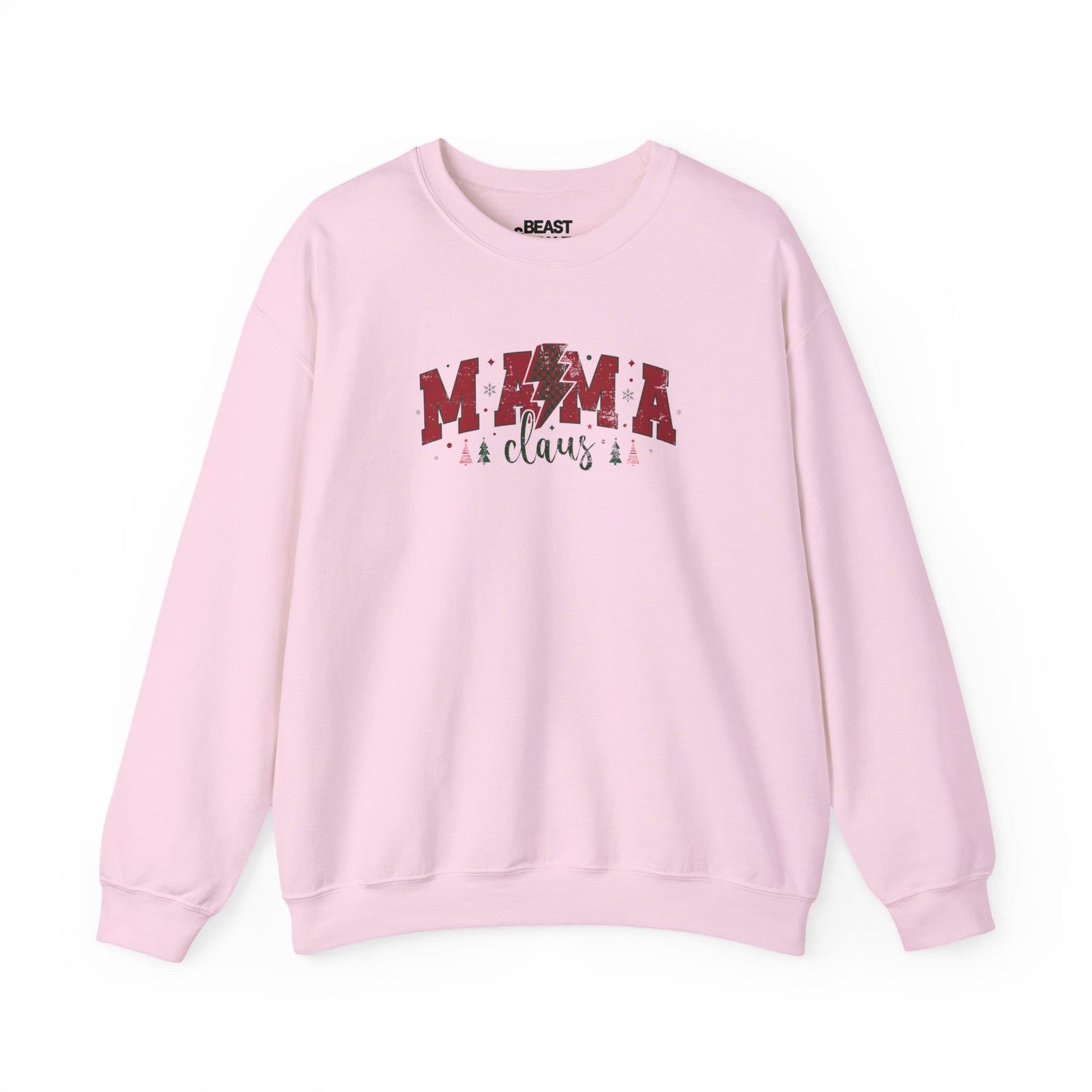 mama claus christmas sweatshirt light pink sweatshirt uk Christmas gift idea