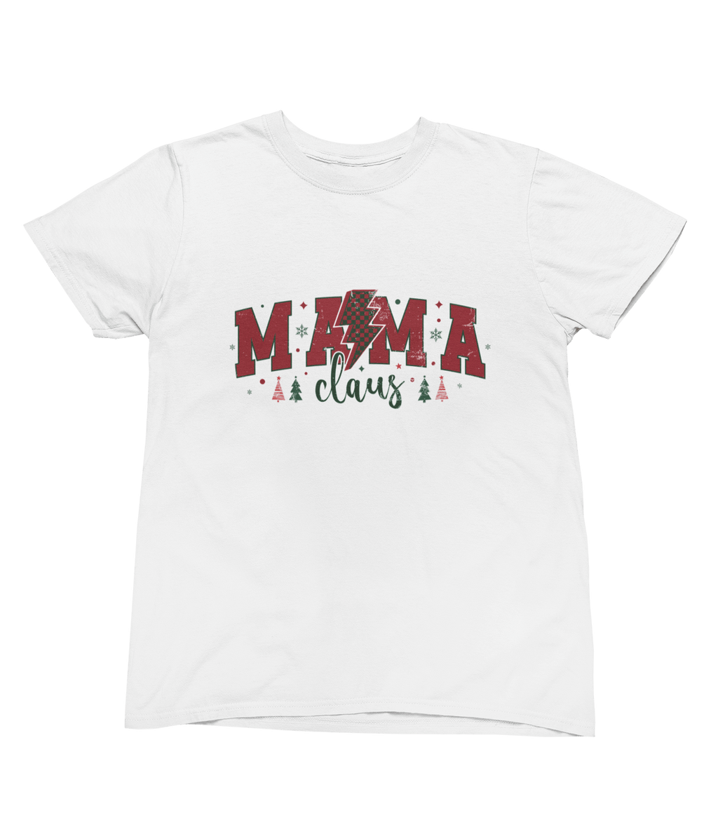 Beast and Beauty T-Shirt / 3XL (Adult) / White Mama Claus Christmas Sweatshirt – Festive Mum Xmas Jumper UK