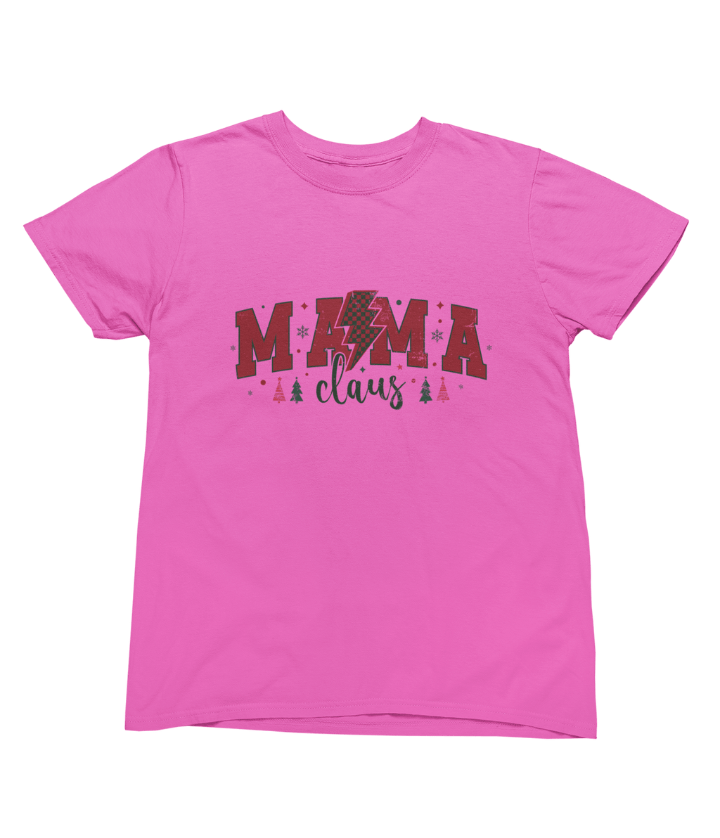 Beast and Beauty T-Shirt / 3XL (Adult) / Pink Mama Claus Christmas Sweatshirt – Festive Mum Xmas Jumper UK